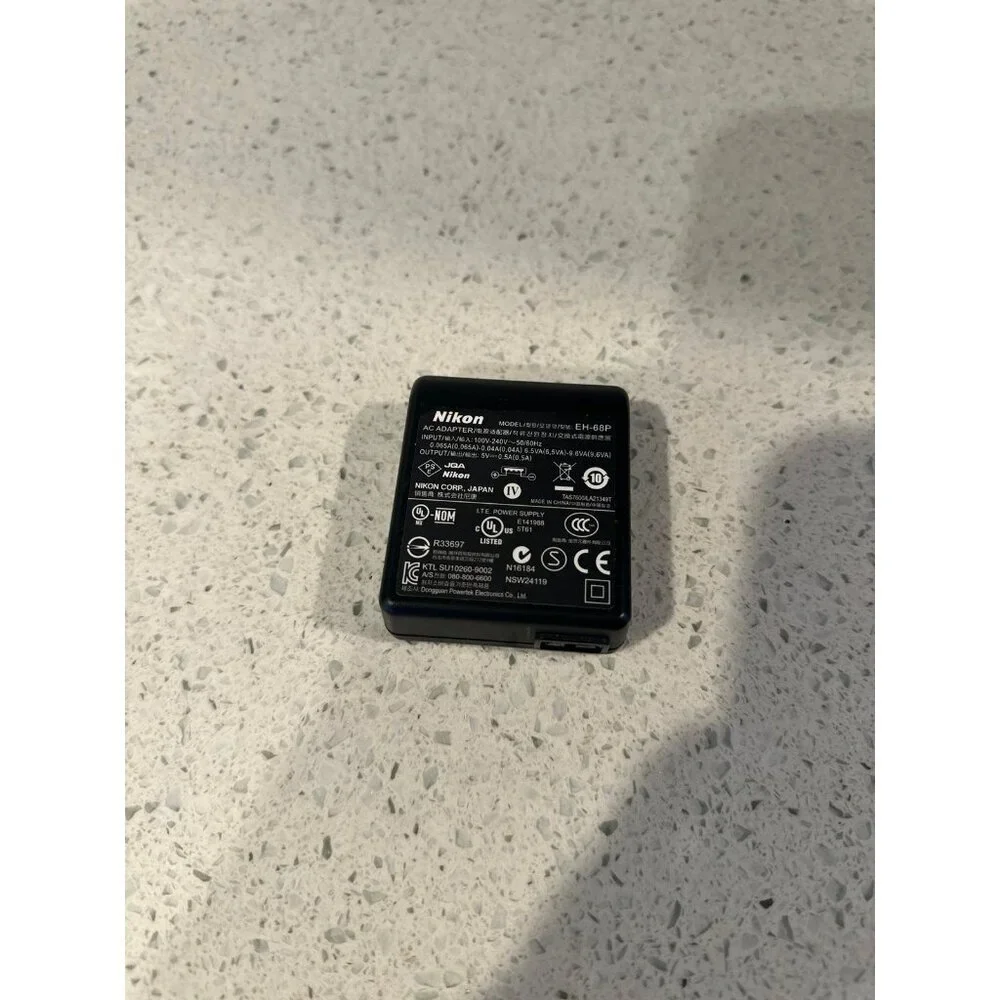Nikon EH-68P Charger AC Adapter Power Supply Retractable Wall‎ Plug Genuine OEM